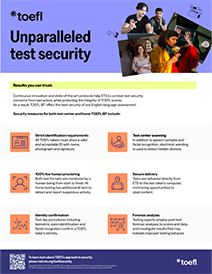TOEFL-Testsicherheit