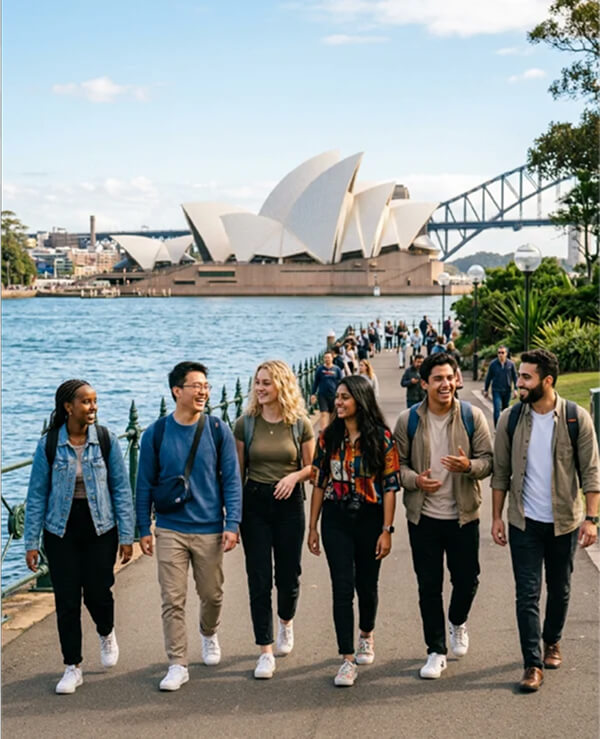 Schüler in Australien