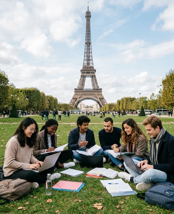 Studenten in Frankreich