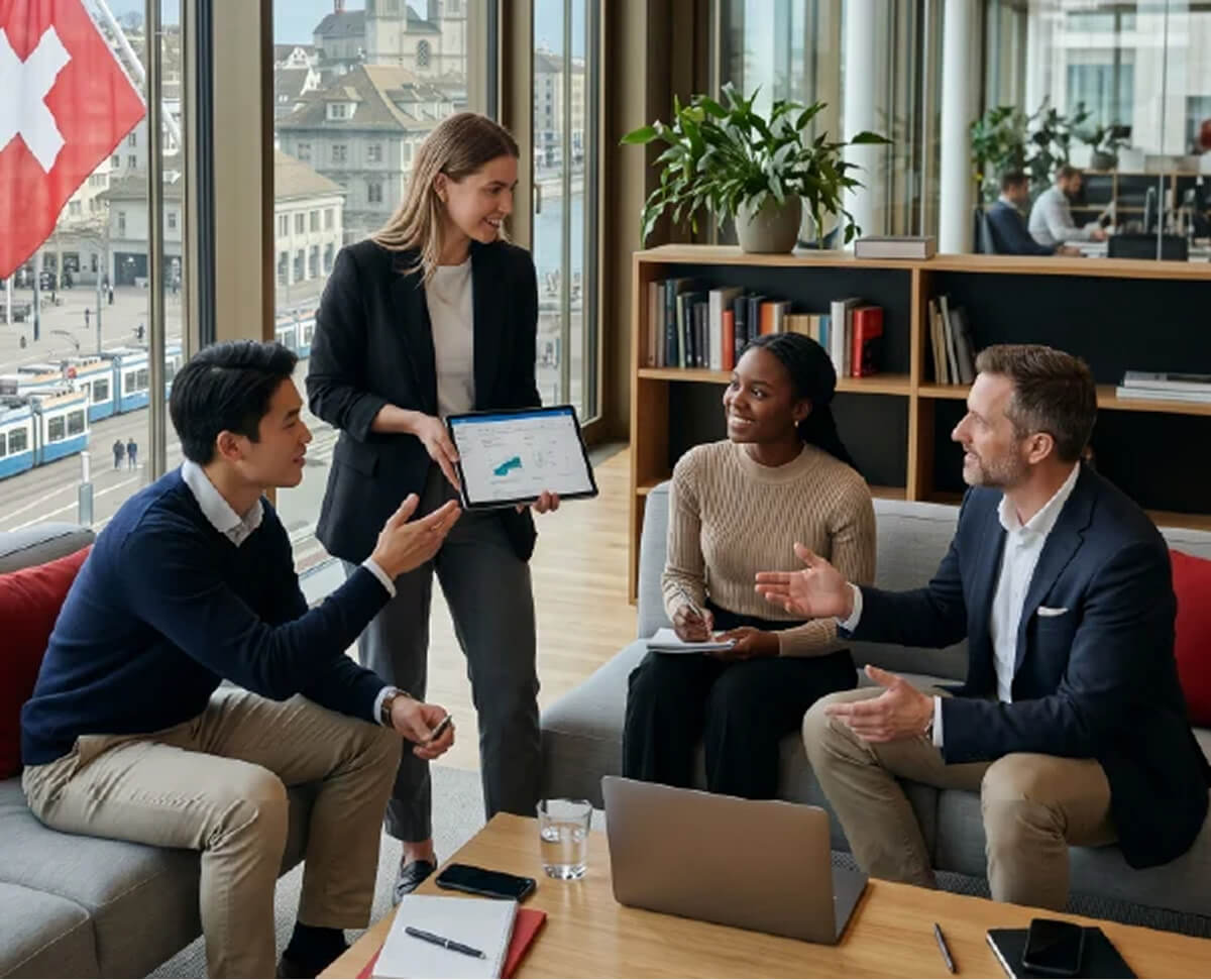 Gruppe von Menschen, die diskutieren